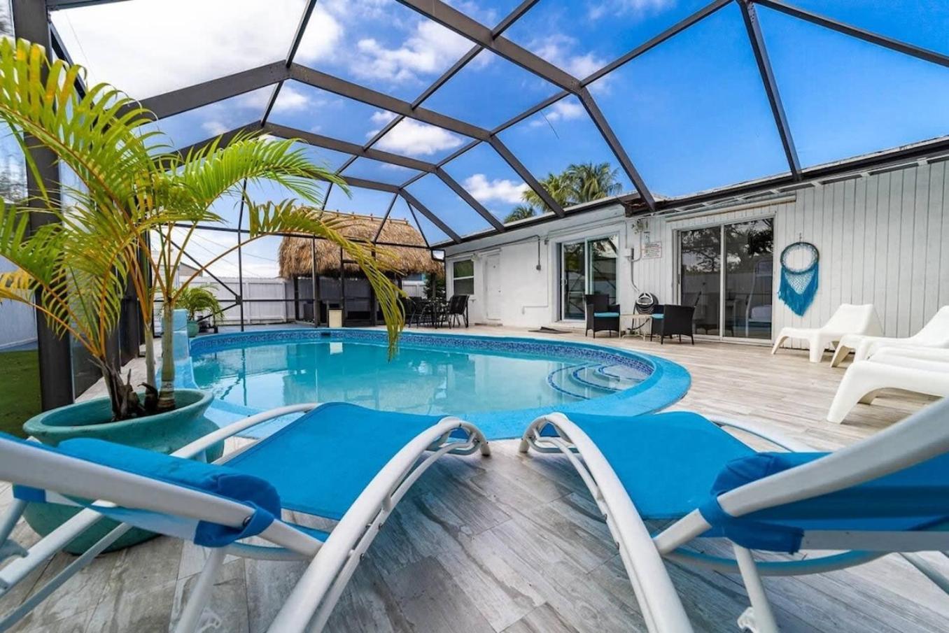 Private Heated Pool Villa In Ftl Near Beach Fort Lauderdale Dış mekan fotoğraf