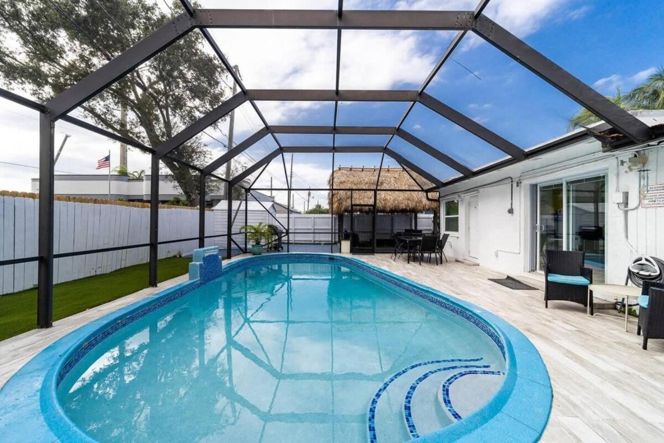 Private Heated Pool Villa In Ftl Near Beach Fort Lauderdale Dış mekan fotoğraf