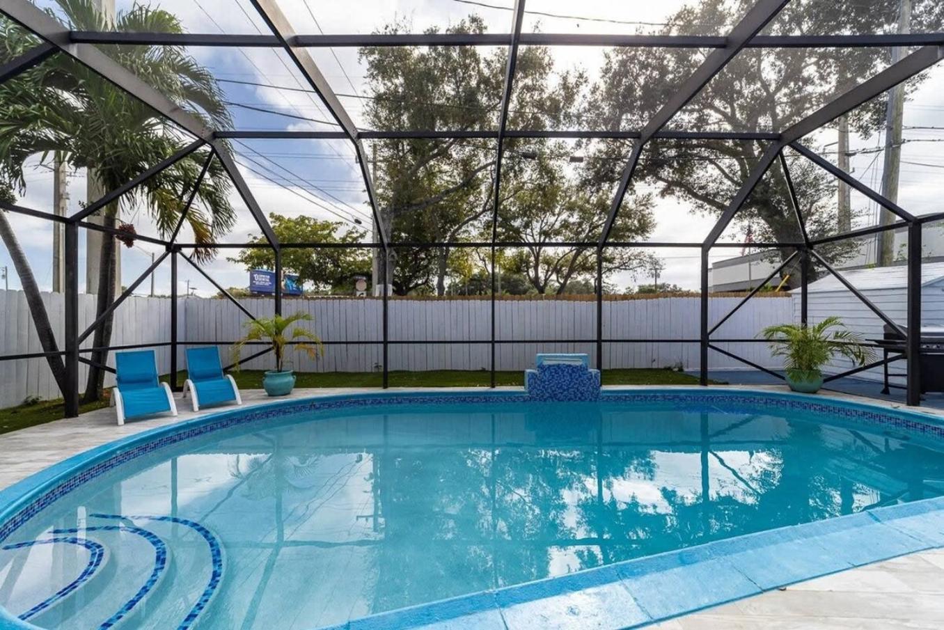Private Heated Pool Villa In Ftl Near Beach Fort Lauderdale Dış mekan fotoğraf