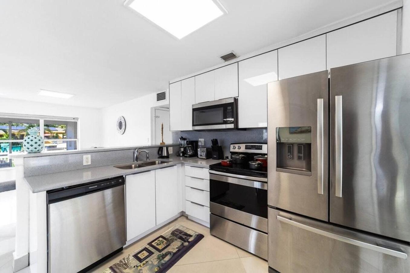 Private Heated Pool Villa In Ftl Near Beach Fort Lauderdale Dış mekan fotoğraf